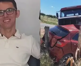 Professor morre após carro ficar destruído no interior da Bahia