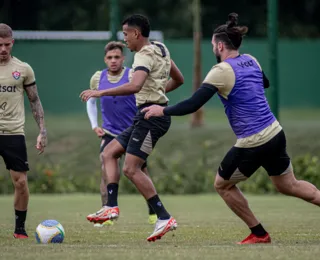 Vitória encerra preparação de olho em reação contra o Vasco