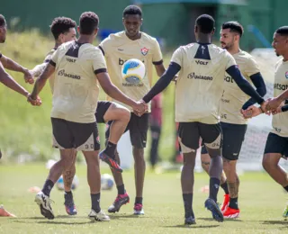 Vitória faz último treino antes de embarcar para enfrentar Fortaleza