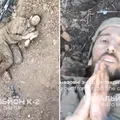 Drone ucraniano em missão de ataque poupa soldado russo imagem