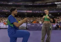 Almir dos Santos pede a namorada em casamento em prova das Olimpíadas