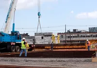 Bahia recebe primeiro carregamento de trilhos para VLT de Salvador