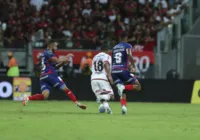 Bahia x Flamengo: Jogadores saem de campo lesionados e preocupam Tite