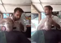 Barbeiro usa saliva para massagear cliente e tem salão demolido