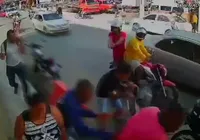 Câmeras flagram tentativa de homicídio contra mototaxista na Bahia; veja