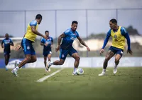 Com treino coletivo, Bahia segue preparação para enfrentar o Flamengo