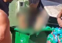 Corpo de homem é encontrado dentro de carrinho de lixo em Saramandaia