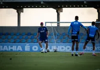 Elenco do Bahia participa de tático focado no RB Bragantino