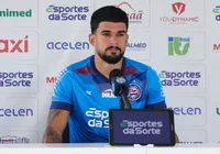 "Faço o que o professor pede", diz Cauly sobre seu desempenho no Bahia