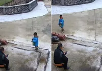 Idoso fica 'em transe' com celular e neto morre afogado em rio