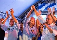 Jerônimo diz que seu grupo está de mãos dadas com Robério em Eunápolis