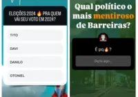 Justiça eleitoral de Barreiras ordena retirada de enquete fraudulenta