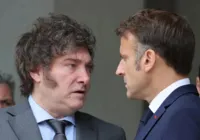 Macron recebe Milei na França após polêmica sobre cânticos racistas