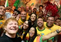 Maracanã, samba e picanha: Ed Sheeran curte a cidade pré-Rock in Rio