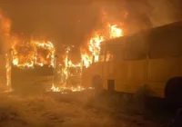 Bituca de maconha causou incêndio de ônibus em pátio de prefeitura baiana