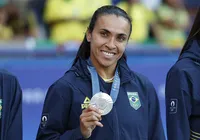 "Orgulho dessas duas", diz Marta à indicação de brasileiras à Bola de Ouro