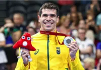 Phelipe Rodrigues conquista prata nos 50m livre S10 na Paralimpíada