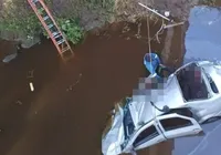 Quatro pessoas morrem após carro cair em rio no interior da Bahia