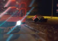 Racha termina em morte de passageira e motorista ferido