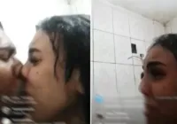 'Refém' flagrada beijando criminoso é solta após audiência