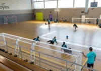 Seleções feminina e masculina de goalball fazem 1º treino em Paris