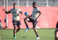 Sem Léo Naldi e PK, Vitória faz treino tático focado no Ba-Vi