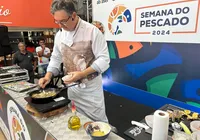 Semana do Pescado é aberta com degustação de prato do chef Marcos Lerner