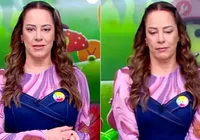 Silvia Abravanel chora em gravação após morte de Silvio Santos