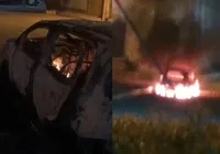 Vice-prefeito de Valente tem carro incendiado no município