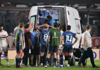 Vídeo: Jogador do Nacional sofre arritmia cardíaca em jogo contra o São Paulo