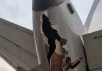 Vídeo mostra estado de aeronave após colisão no Aeroporto de Congonhas