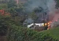 Apresentadora de TV nega que estava em avião que caiu em Vinhedo