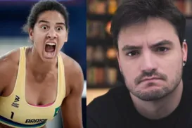 Desabafo de atleta do vôlei de praia na TV foi resposta a Felipe Neto? - Imagem