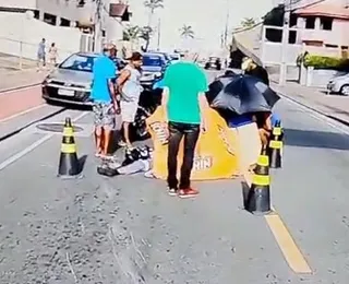 Motociclista fica ferido após acidente em Ondina