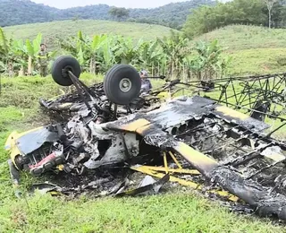 Aeronave cai e piloto é salvo minutos antes de explosão