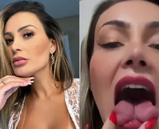 Andressa Urach fala sobre problemas na dicção após bifurcação