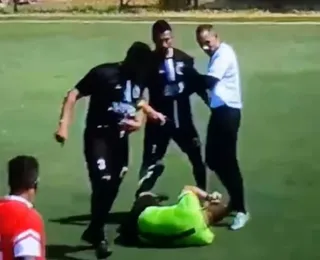 Árbrito é agredido por jogador em campeonato amador no DF