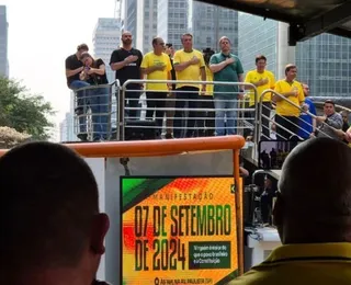 Bolsonaro chega para ato na Paulista contra Alexandre de Moraes