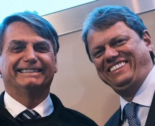 Bolsonaro dá  conselho a Tarcísio sobre campanha de Ricardo Nunes