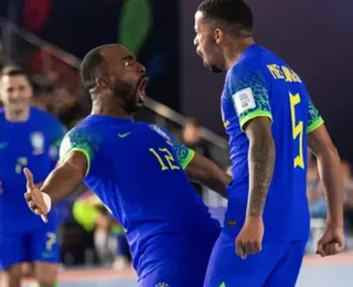 Brasil goleia Croácia e garante vaga nas oitavas do Mundial de Futsal