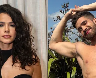 Bruna Marquezine e João Guilherme curtem Rock in Rio aos beijos; veja