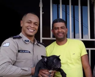 Cachorro feito 'refém' é recuperado pela polícia em Itabuna