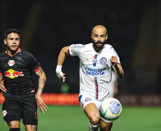 Com gol sofrido no fim, Bahia perde para o Bragantino no Brasileirão