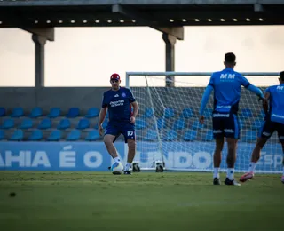 Elenco do Bahia participa de tático focado no RB Bragantino