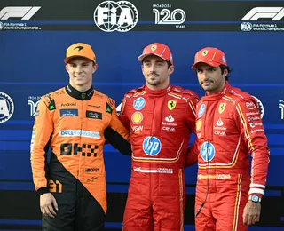 Fórmula 1: Charles Leclerc faz a pole do GP do Azerbaijão