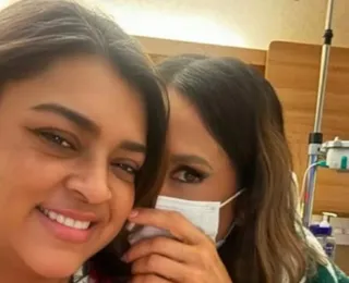 Ivete Sangalo visita Preta Gil no hospital: "Encher de amor"