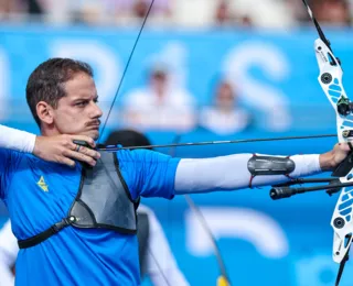 Líder do ranking, Marcus D'Almeida cai nas oitavas do tiro com arco