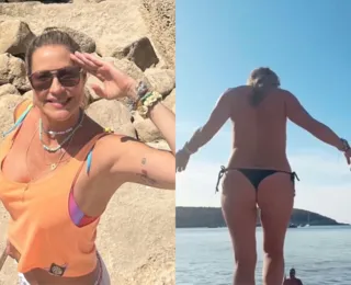 "Lugar lindo, vibe mara": Luana Piovani faz topless em Ibiza; vídeo