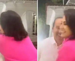 "Mãos para trás", ordena Michelle Bolsonaro após 'apalpada'; assista