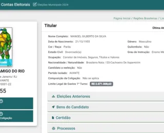 ‘Ninja’ na política? Candidato surpreende com foto no registro do TSE